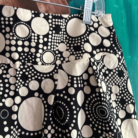 Jacob Black and Cream Circle Skater Skirt - Picture 5 of 16